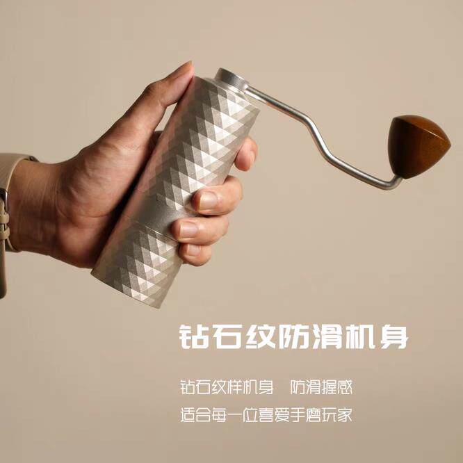 手摇咖啡磨豆机 家用手冲意式咖啡豆研磨器具随行手动 CNC三段式