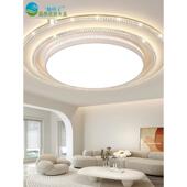 2025新客厅灯头灯现代光豪华大厅主灯大尺寸圆形Led照明吸顶灯