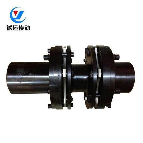 诚运传动45号钢联轴器膜片304 不锈钢JZMJ双膜片带中间节联轴器