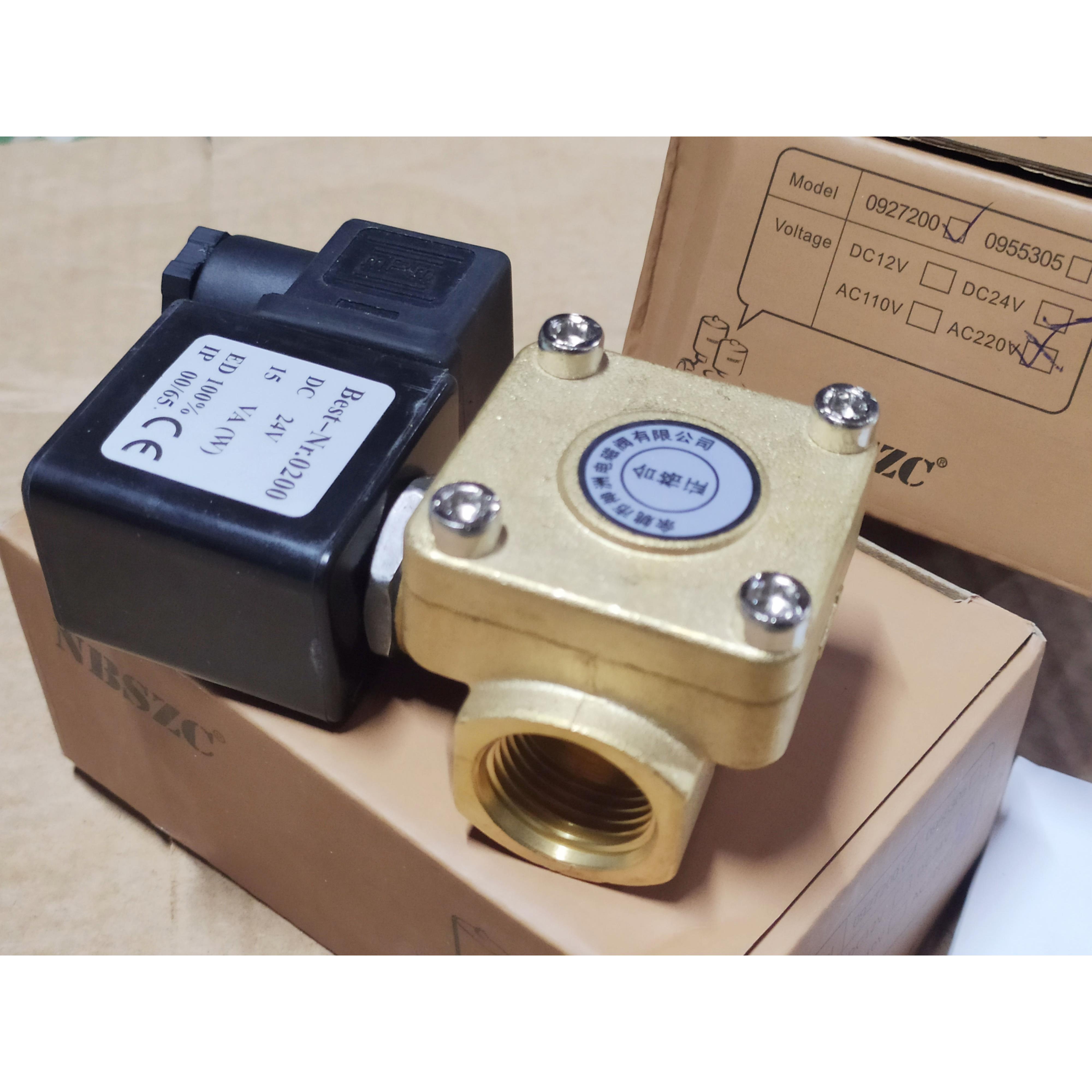 NBSZC神州0927200 0927300先导式高压水阀气阀常闭电磁阀可竖向安