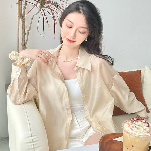 帕特纳莱赛尔天丝凉感衬衫