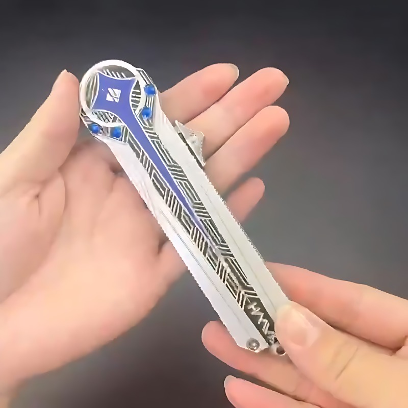 北极星三角洲弹簧蝴蝶刀模型