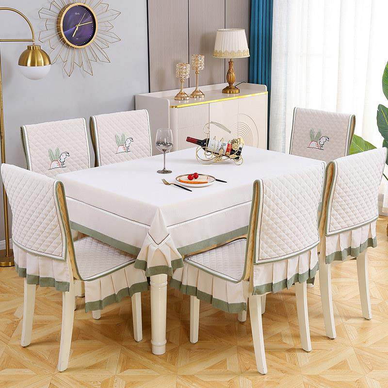 餐桌连体椅套靠背坐垫一体四季通用防滑加厚简约餐桌椅垫椅子套罩,居家布艺,桌布,淘宝优惠券,粉丝福利购,淘宝优惠卷