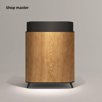 新中式小店小收银台餐厅咨询台购物中心迎宾台接待台导购导购台