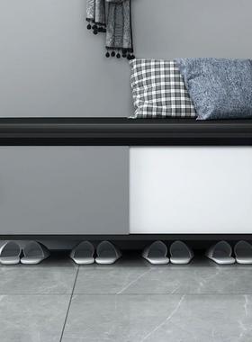 入门鞋柜坐凳一体家用门口带换鞋凳可坐软包坐垫入户长条储物穿鞋