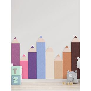 毛毡墙贴幼儿园作品奖状展示板照片墙面装饰背景墙儿童房布置环创