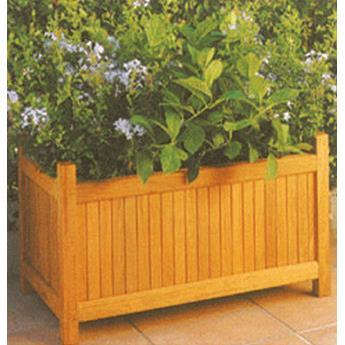户外实木花箱防腐木花盆道路隔离花箱JD-760