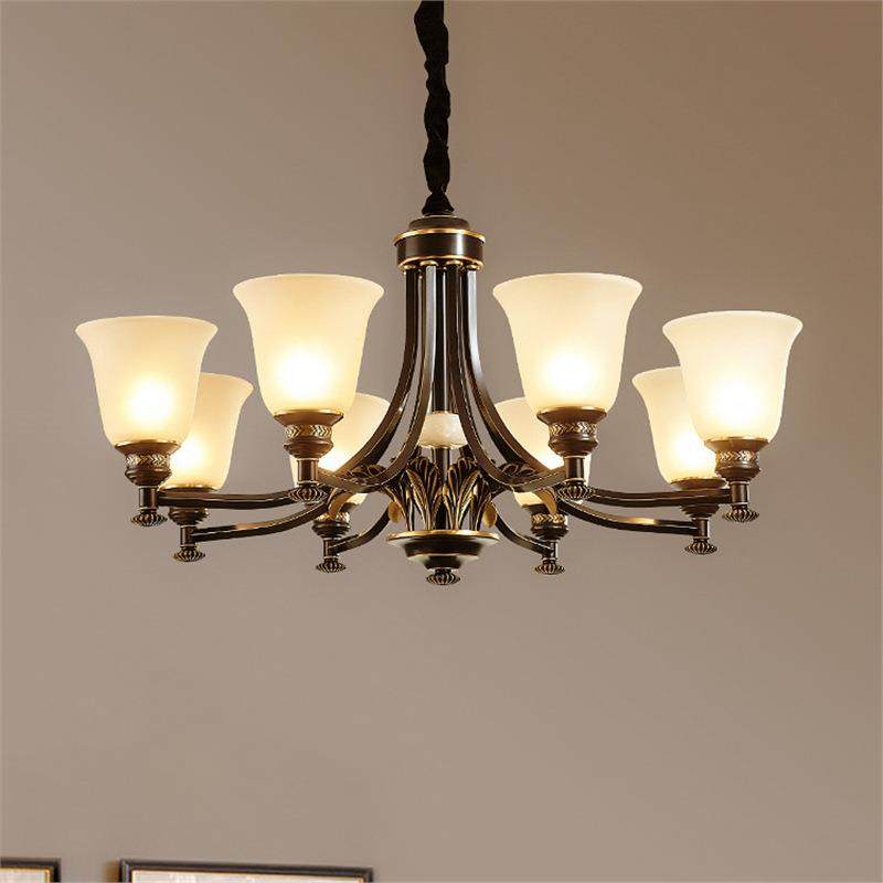 全铜美式复古客厅灯法式卧室大气书房餐厅黑擦金灯具新款轻奢吊灯,农机/农具/农膜,其它农用工具,淘宝优惠券,粉丝福利购,淘宝优惠卷
