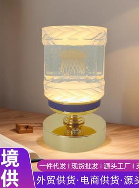 跨境酒吧台灯led充电台灯轻奢氛围灯餐厅清吧KTV桌面灯酒吧小夜灯