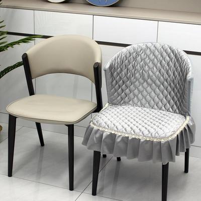 餐桌椅子套罩2025新款餐椅套罩凳子罩镂空椅背保护套椅垫坐垫轻奢