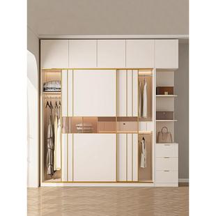 Enf级航空蜂窝铝合金衣柜家庭卧室简单现代滑动门滑动门可达豪华