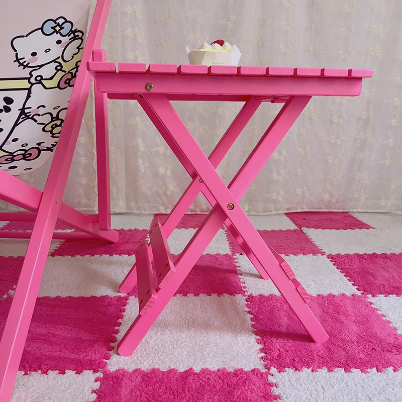 实木折叠桌户外便携式简约小方桌迷你茶几简易家用小桌子折叠餐桌