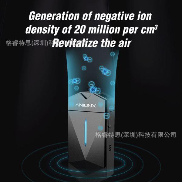 2021可携式随身挂颈迷你车载负离子空气净化器 促销礼品 现货爆款