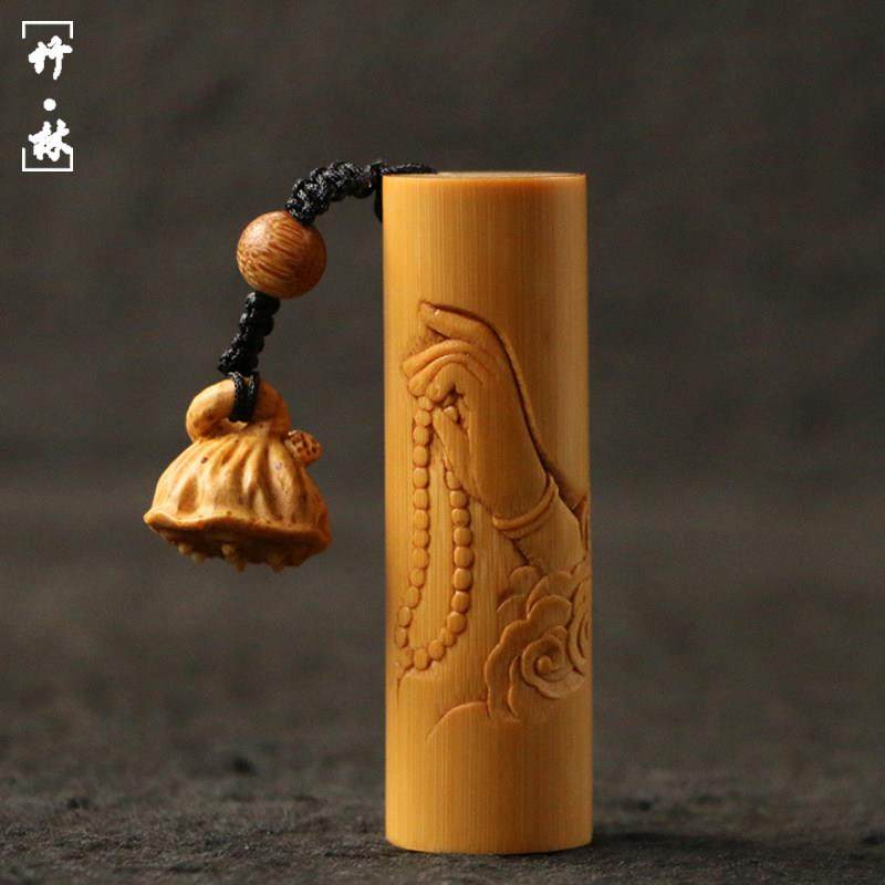 精品名家书文纯手工雕刻天然实心老玉竹手把件竹雕“佛手”把玩件,特色手工艺,竹编/竹雕,淘宝优惠券,粉丝福利购,淘宝优惠卷