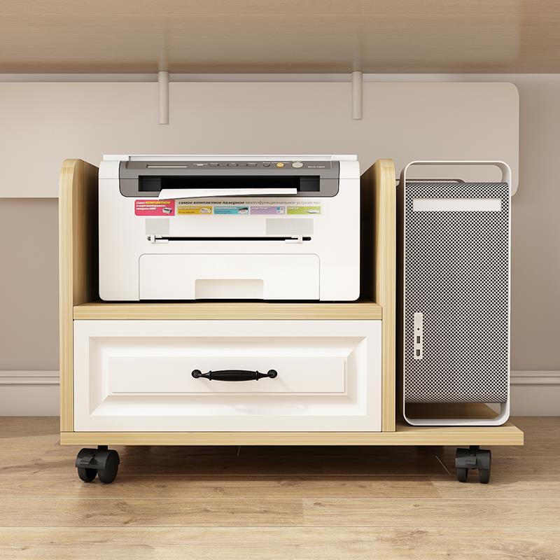 简约现代桌下置物架银行收纳层架印表机架床头柜消毒柜支架主机架