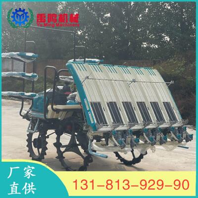 高速乘坐式插秧机 四轮自走式水稻秧苗种植机6行8行可选的栽秧机