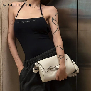 甜美高级感抹胸连体泳装 GRAFFETTA蝴蝶结大露背连体泳装 原创时尚