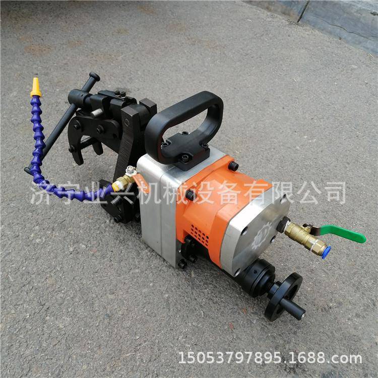 风动轨道钻山东XQZ-32气动钢轨钻孔机22kg气动钢轨钻