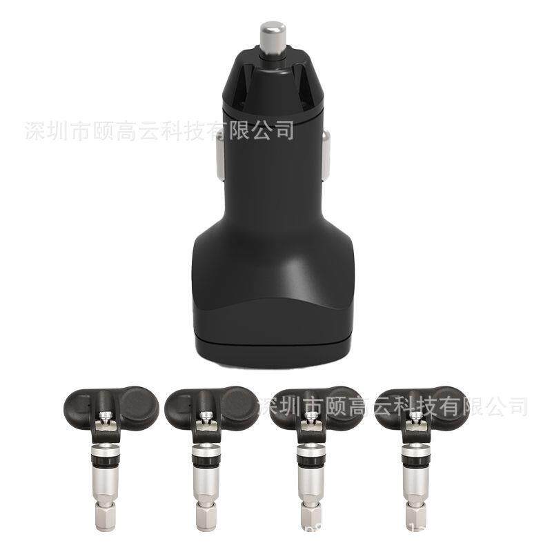 商用车带屏幕点烟器内置式胎压监测系统