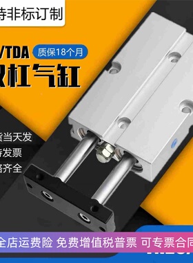TDA双轴双杆气缸TN25/32X10X15X20X25X30X35X40X50X60X75X90X100S