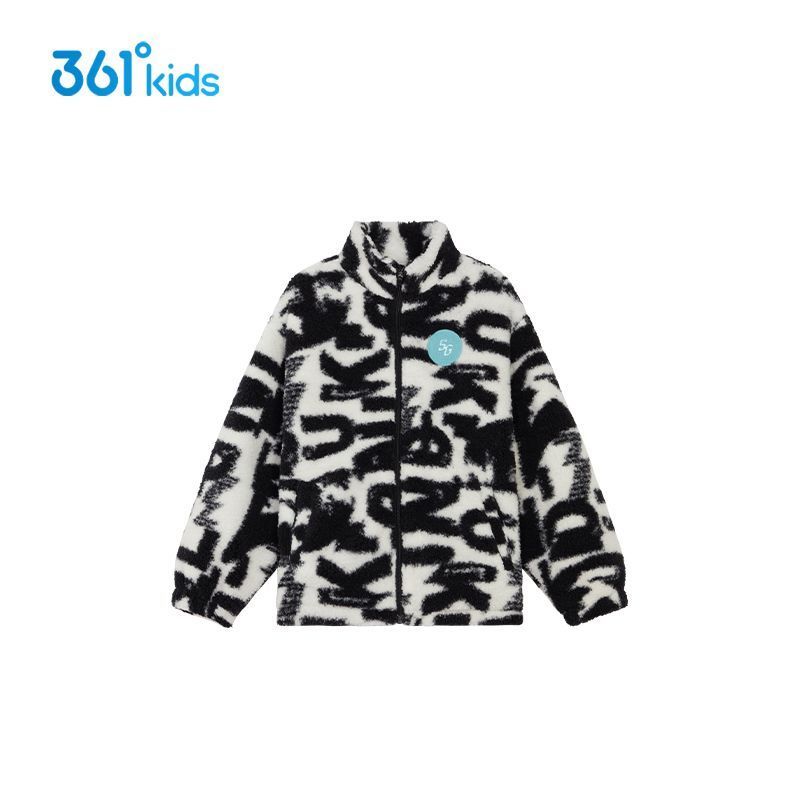 【商场同款】361度男款针织加厚外套24年秋冬新款花纹时尚上衣