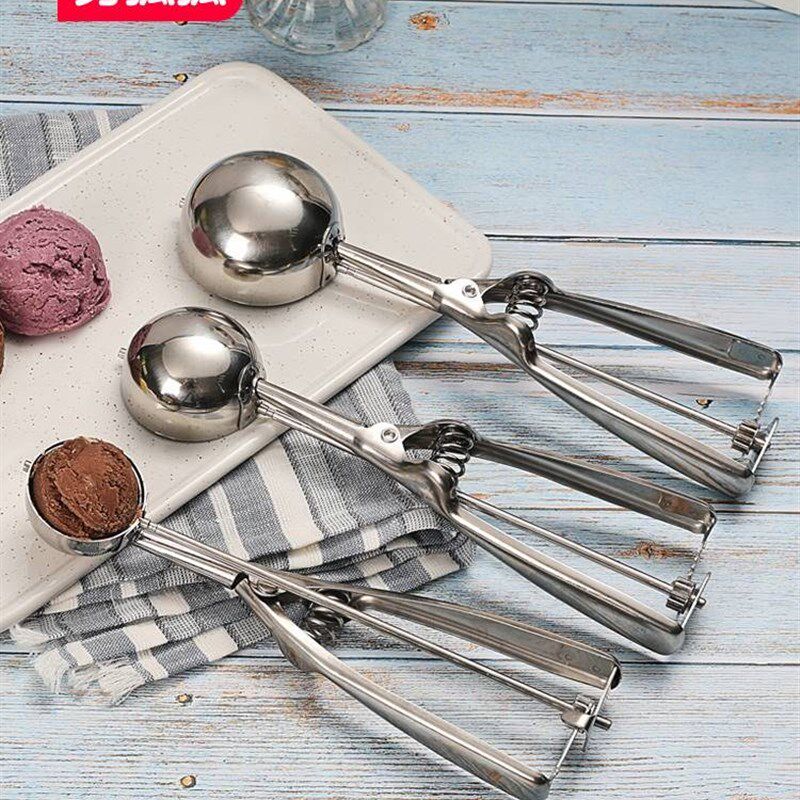 冰激凌球挖勺子神器不锈钢挖雪糕冰淇淋水果西瓜土豆泥打球形工具