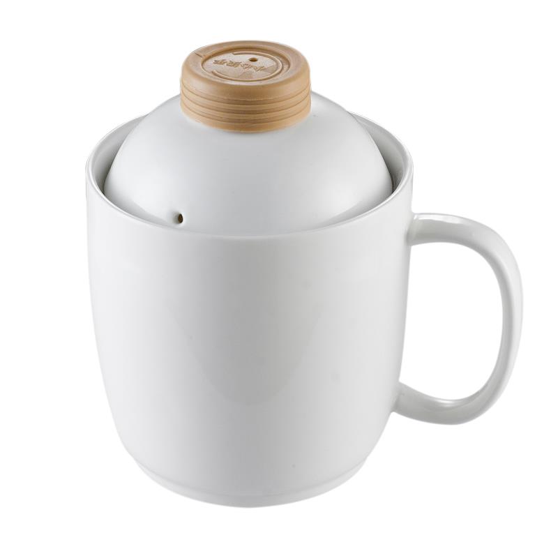 适配大蜜蜂养生电炖电热杯办公室加热水杯陶瓷煮粥杯内胆盖子配件