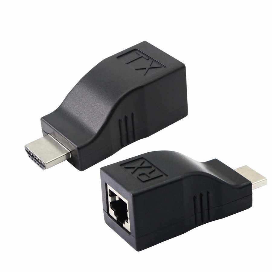 HDMI 30米延长器 HDMI转RJ45单网线延长 网络传输信