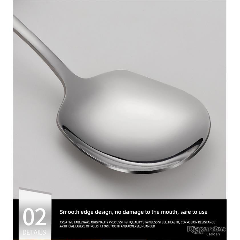 公共勺子酒店大勺子不锈钢公共勺子方头家庭大公共勺子餐馆大勺子