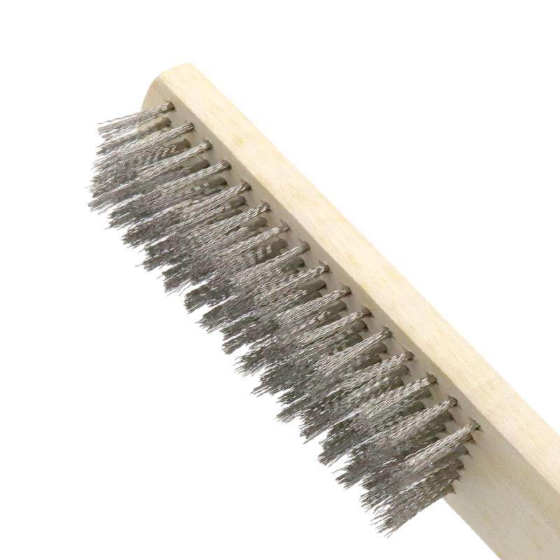 金刚核桃清理木柄文玩钢丝刷除锈污渍打磨抛光清洁钢铜丝软毛刷子