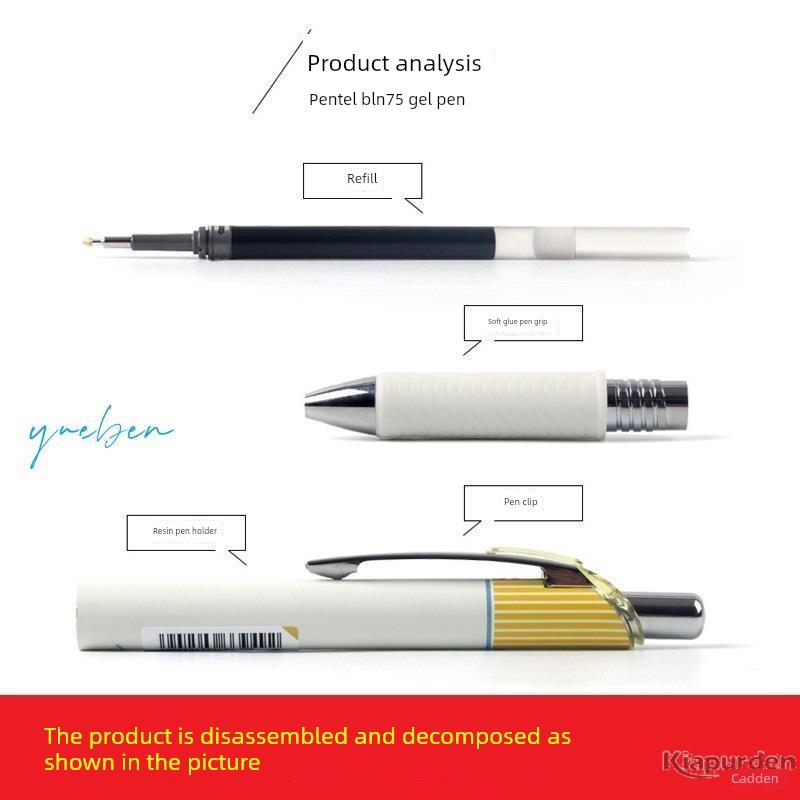 左手钢笔速度Bln75有限干压特殊钢笔填充考试0.5毫米左手凝胶笔