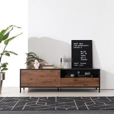 Крупные бытовые приборы 风实木柜电黑视北欧小户型家用工业现代简约客厅影视bbk柜复古胡