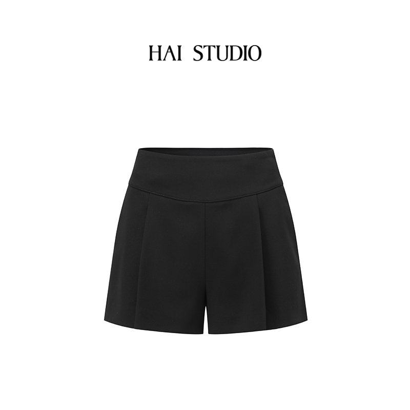 2025春夏女短裤简约修身休闲裤子