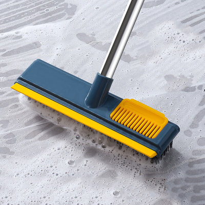 扫地毯专用扫把卫生间地刷子神器长柄厕所浴室家用缝隙硬毛地板刷