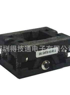 原装进口Plastronics测试座烧录座28LQ45S14040QFN28
