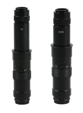 180倍300倍连续变倍平行光学镜头单筒0.7-4.5X视频显微镜镜头