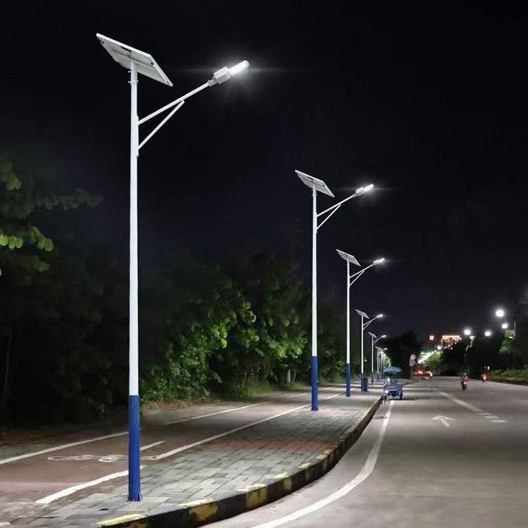 太阳能路灯5米6米新农村A字人字海螺臂工程款7米8米100W市电路灯