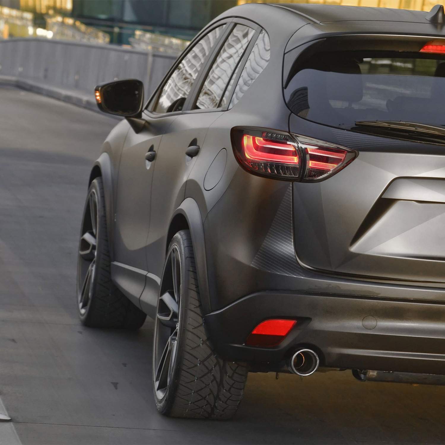 适用于马自达CX5 12-18款马自达LED汽车尾灯总成Mazda改流光转向