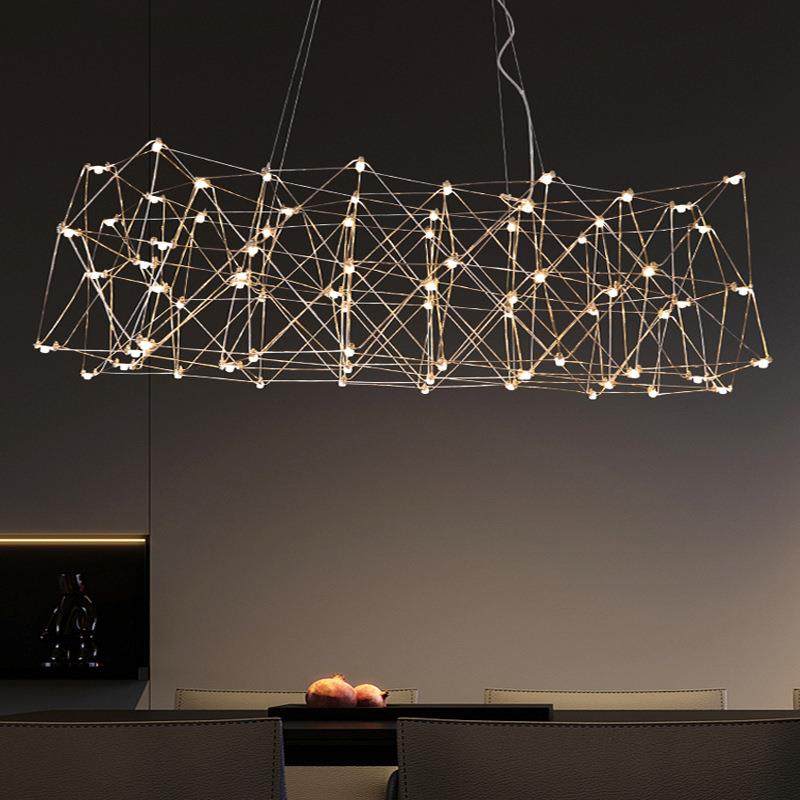 北欧餐厅吊灯现代简约轻奢极简展厅岛台吧台前台LED长条灯,金属材料及制品,金属加工件/五金加工件,淘宝优惠券,粉丝福利购,淘宝优惠卷