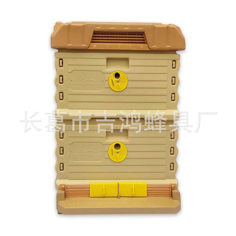 进口优质塑料蜂箱 高品质双层朗氏蜂箱达旦二层养蜜蜂箱标准工具