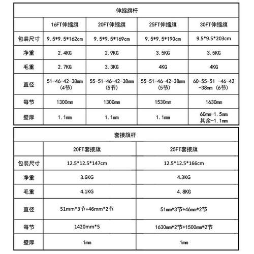 庭院车展学院酒店旗杆铝合金旗杆旗帜旗子户外伸缩旗杆套接旗