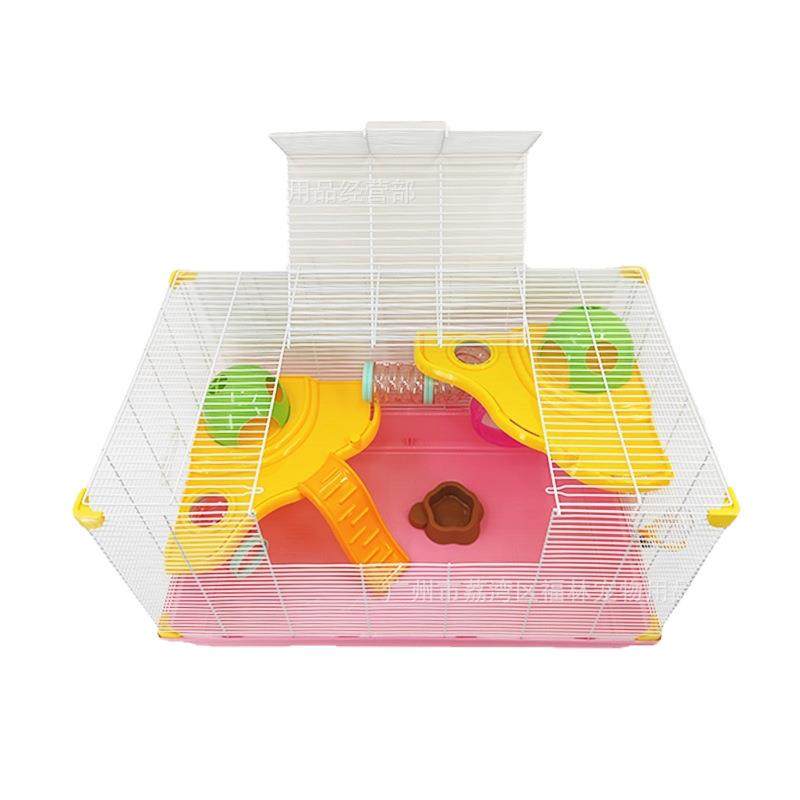 福林仓鼠笼子三层平台超大别墅60基础笼仓鼠笼子仓丝熊窝