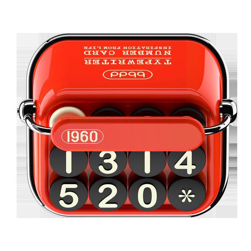 开了新款复古打字机临时停车牌电话号码牌挪车卡时尚可隐藏