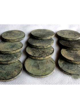 仿古铜镜铜镜仿古青铜镜十二生肖铜镜纽扣镜十二枚