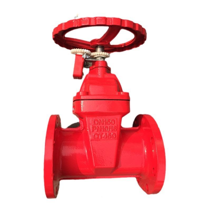 信号法兰闸阀软密封弹性封座阀球墨铸铁北厂家供应河XZ闸45X-16Q