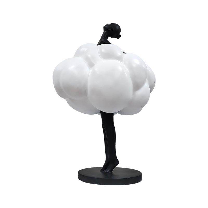 创意女孩客厅装饰摆件大型落地电视柜旁边家居饰品乔迁新居礼品,家居饰品,装饰摆件,淘宝优惠券,粉丝福利购,淘宝优惠卷