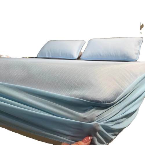 艾草云母凉席三件套凉感透气可机洗单人双人床床笠平席可水洗