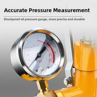 大功率手动压力测试泵Ppr自来水管道地暖压力机水管压力测量包式