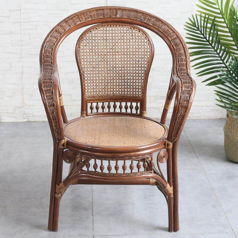 藤椅单人阳台桌椅三件套茶几组合滕椅真藤靠背椅简约休闲小腾椅子,住宅家具,阳台椅,淘宝优惠券,粉丝福利购,淘宝优惠卷