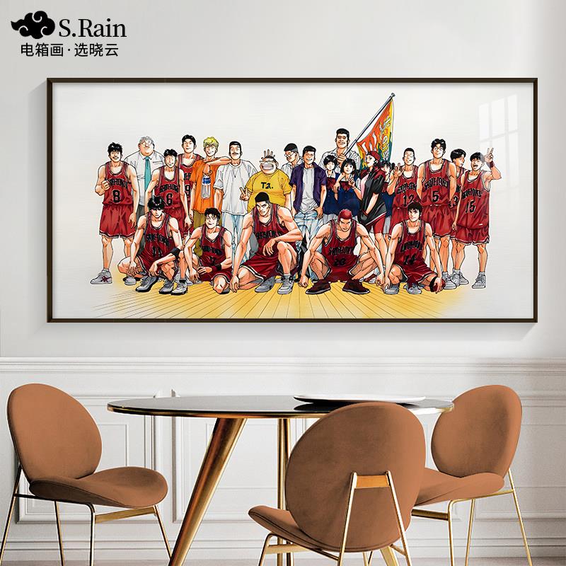 灌篮高手电表箱装饰画卡通动漫遮挡配电箱电闸盒挂画空开箱免打孔